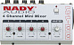 МИКШЕРНЫЙ ПУЛЬТ NADY MM-141 MINI MIXER