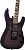 JACKSON JS Series Dinky™ Arch Top JS32Q DKA HT, Amaranth Fingerboard, Transparent Black Burst