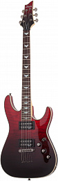 SCHECTER OMEN EXTREME-6 BK/RD FADEBURST