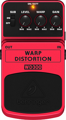 ГИТАРНЫЙ ЭФФЕКТ BEHRINGER WD 300 WARP DISTORTION