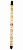 РЕМЕНЬ FENDER 2' MONOGRAMMED WHITE/BROWN/YELLOW STRAP