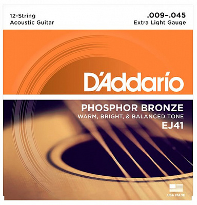 СТРУНЫ D'ADDARIO EJ41