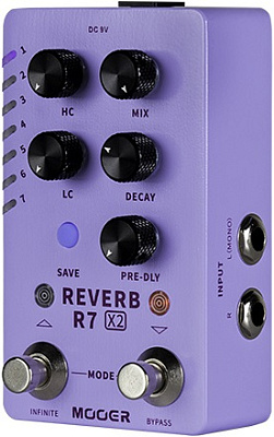 Педаль Mooer R7 Reverb X2