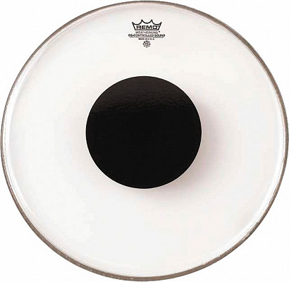 REMO CONTROLLED SOUND 14" COATED BOTTOM BLACK DOT