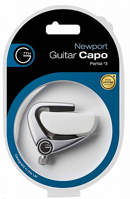 Каподастр G7TH Newport Partial 3 String Silver