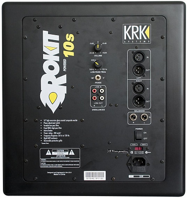 АКТИВНЫЙ СТУДИЙНЫЙ САБВУФЕР KRK 10S