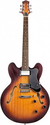 Полуакустика EART E-335 Brown Sunburst