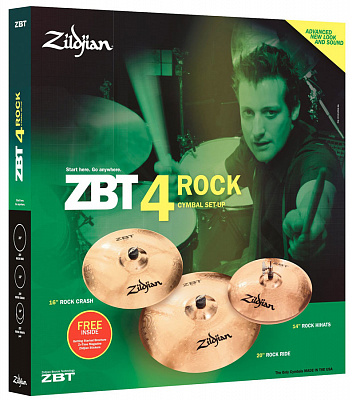 КОМПЛЕКТ ТАРЕЛОК ZILDJIAN ZBT 4 ROCK BOX SET