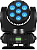 BEHRINGER MOVING HEAD MH710 LED WASH