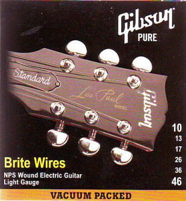 СТРУНЫ GIBSON SEG-700L BRITE WIRES NPS WOUND