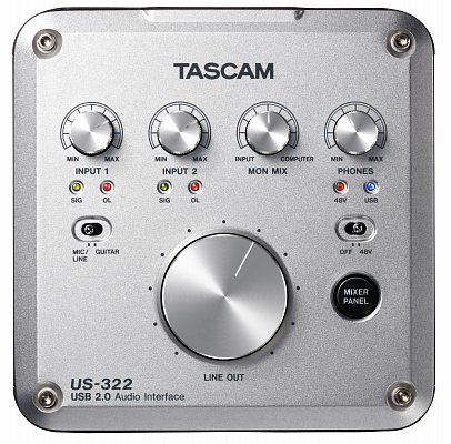 АУДИО ИНТЕРФЕЙС TASCAM US-322