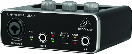 USB АУДИО ИНТЕРФЕЙС BEHRINGER U-PHORIA UM2