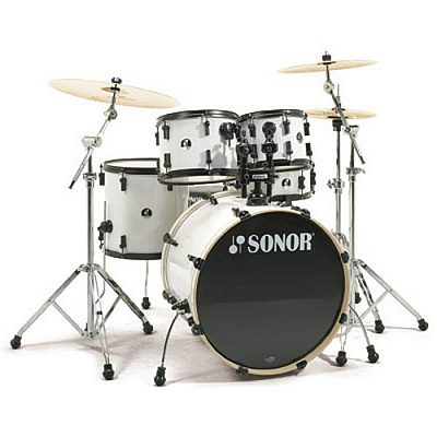 УДАРНАЯ УСТАНОВКА SONOR F1007 STAGE-2  BLACK HW SNOW WHITE