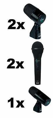 КОМПЛЕКТ МИКРОФОНОВ AKG SUPER DRUM PACK