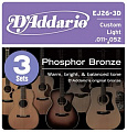 Комплект струн D`ADDARIO EJ26-3D