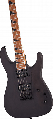 JACKSON JS Series Dinky™ Arch Top JS24 DKAM, Caramelized Maple Fingerboard, Black Stain