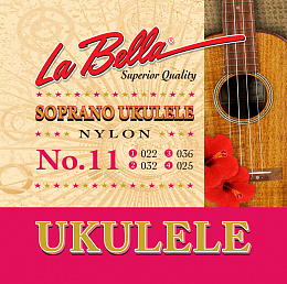 Струны для сопрано укулеле LA BELLA UKULELE 11