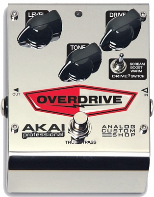 ГИТАРНЫЙ ЭФФЕКТ AKAI PRO DRIVE 3 OVERDRIVE