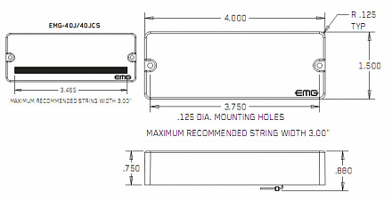 ЗВУКОСНИМАТЕЛЬ EMG 40J