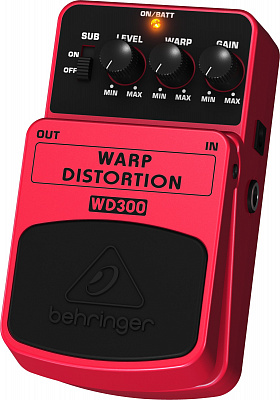 ГИТАРНЫЙ ЭФФЕКТ BEHRINGER WD 300 WARP DISTORTION