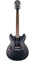 ПОЛУАКУСТИЧЕСКАЯ ГИТАРА IBANEZ AS73B BLACK FLAT