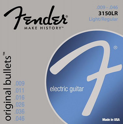 СТРУНЫ FENDER STRINGS NEW ORIGINAL BULLET 3150LR