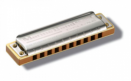 ГУБНАЯ ГАРМОШКА HOHNER MARINE BAND DE LUX2005/20 AB