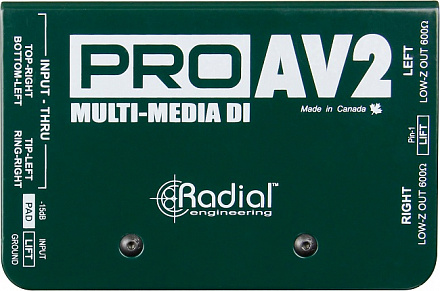 Директ-бокс RADIAL PRO-AV2