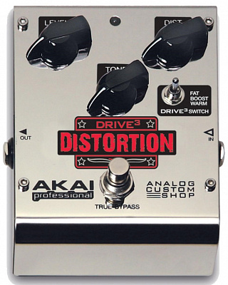 ГИТАРНЫЙ ЭФФЕКТ AKAI PRO DRIVE 3 DISTORTION