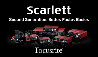 Звуковые интерфейсы FOCUSRITE SCARLETT 2nd GENERATION