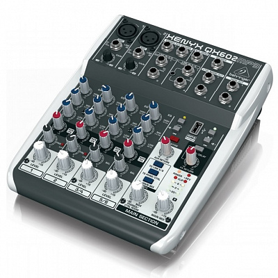 МИКШЕРНЫЙ ПУЛЬТ BEHRINGER XENYX QX602MP3