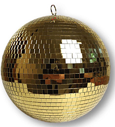 Зеркальный шар AstraLight AMB020 Gold