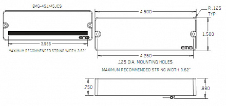 ЗВУКОСНИМАТЕЛЬ EMG 45J-CS