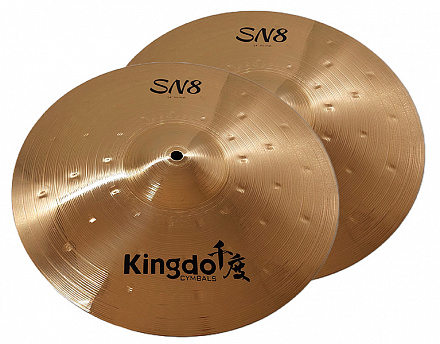 Тарелки KINGDO 14" SN8 HI-HAT